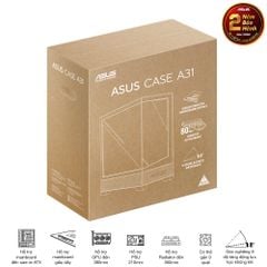 Vỏ Case Asus A31 TG WHITE / BLACK (ATX/Mid tower)