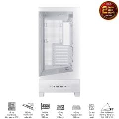 Vỏ Case Asus A31 TG WHITE / BLACK (ATX/Mid tower)