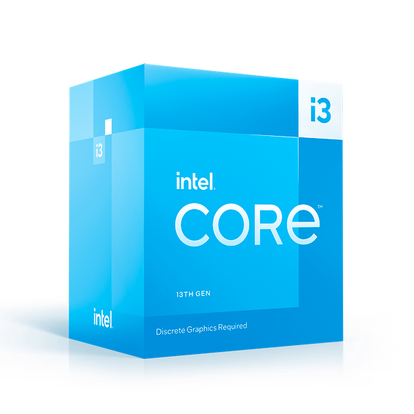 Bộ vi xử lý Intel Core i3 13100F / 3.4GHz Turbo 4.5GHz / 4 Nhân 8 Luồng / 12MB / LGA 1700