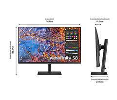 Màn hình máy tính Samsung ViewFinity S8 LS32B800PXEXXV 32 inch 4k IPS 60Hz