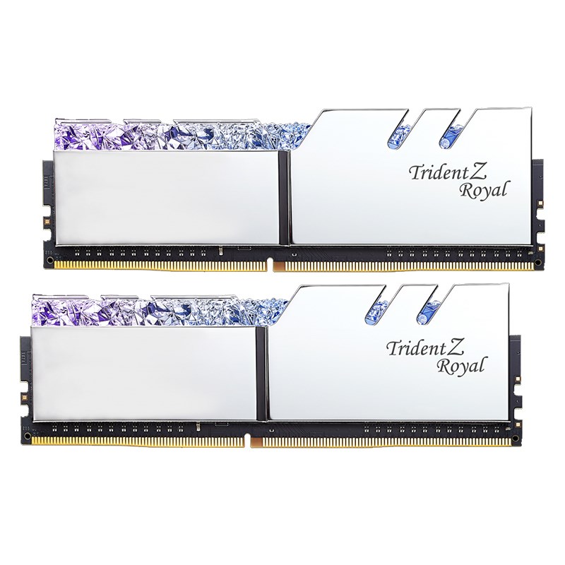 Ram G.Skill TRIDENT Z ROYAL 16GB (2x8GB) DDR4 3000MHz Silver (F4 ...