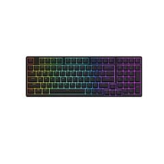 Bàn phím AKKO 3098B Plus Black (Multimodes / RGB / Gasket mount) Switch Cream Yellow Pro
