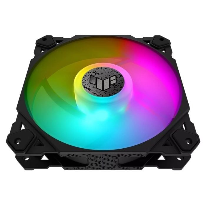 QUẠT TẢN NHIỆT - ASUS TUF GAMING TF120 BLACK ARGB 3IN1 ( bộ 3 fan kèm hub )