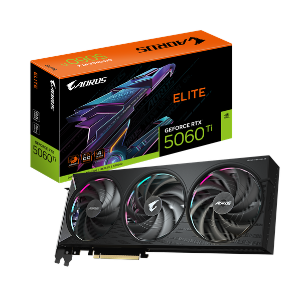 Card màn hình Gigabyte AORUS GeForce RTX™ 5060 Ti ELITE 16G