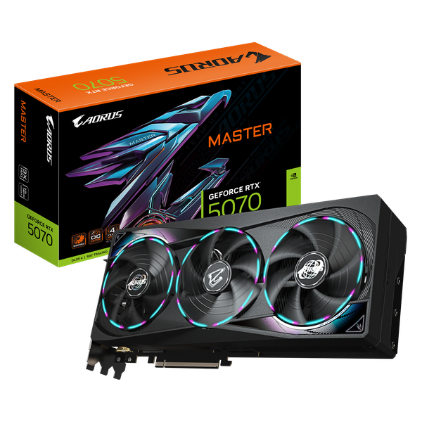 Card màn hình Gigabyte AORUS GeForce RTX™ 5070 MASTER 12G