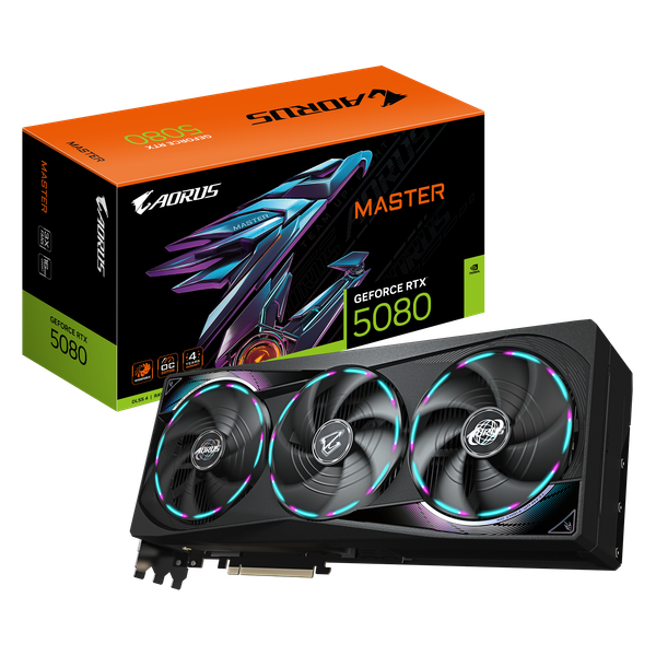 Card màn hình Gigabyte AORUS GeForce RTX™ 5080 MASTER 16G OC