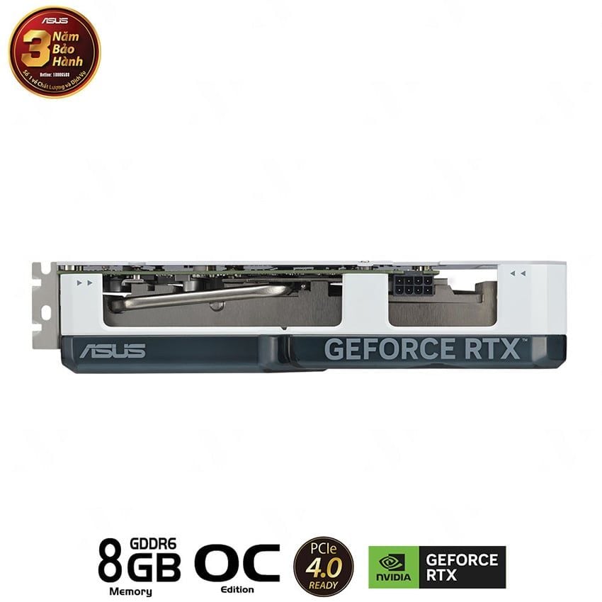 Card Màn Hình ASUS Dual GeForce RTX 4060 White OC 8GB GDDR6