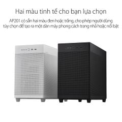 Vỏ Case Mini MicroATX ASUS Prime AP201 MESH (Matx / USB C/ 33 lit)