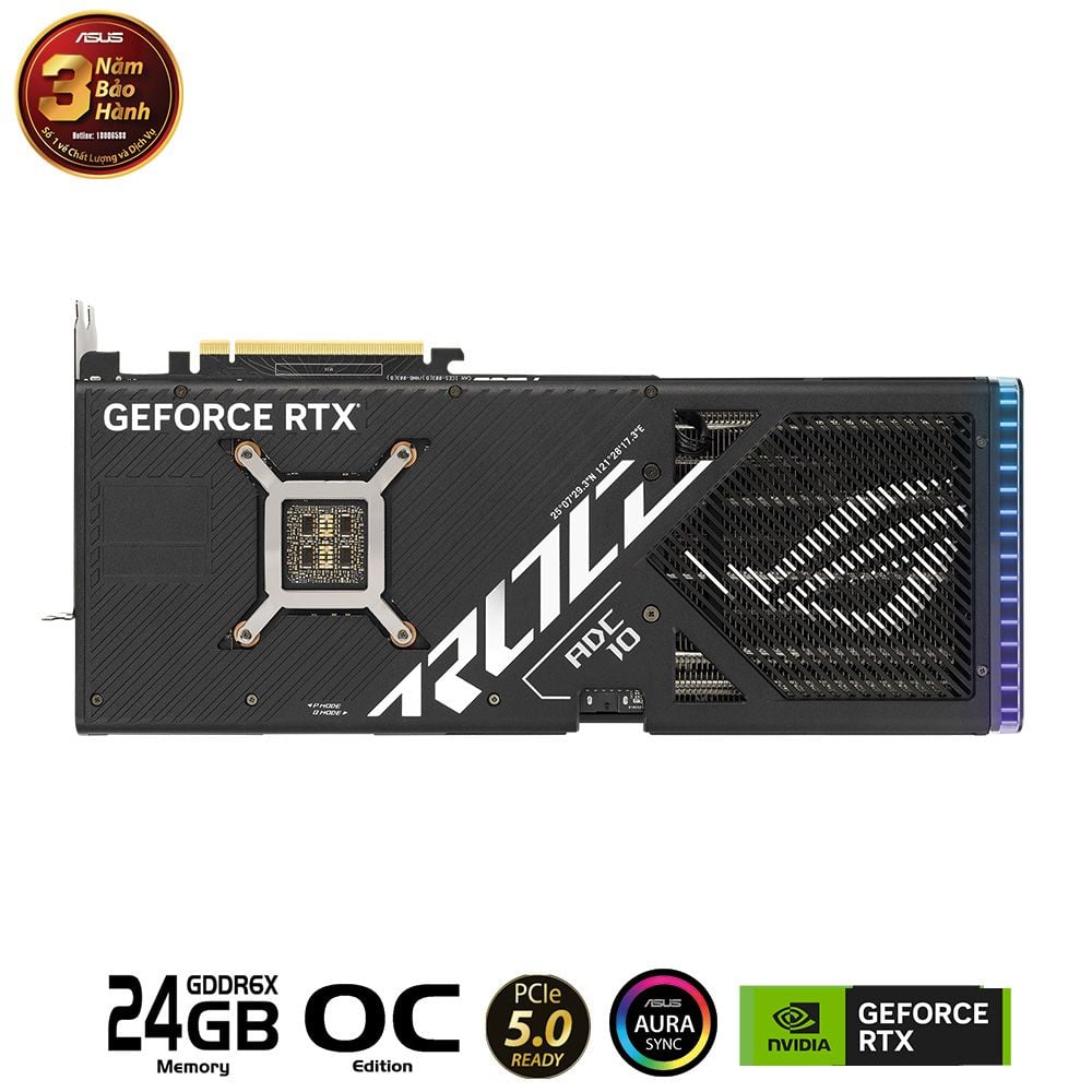 Card màn hình ASUS ROG STRIX RTX 4090 O24G GAMING 24GB GDDR6X Aura Sync