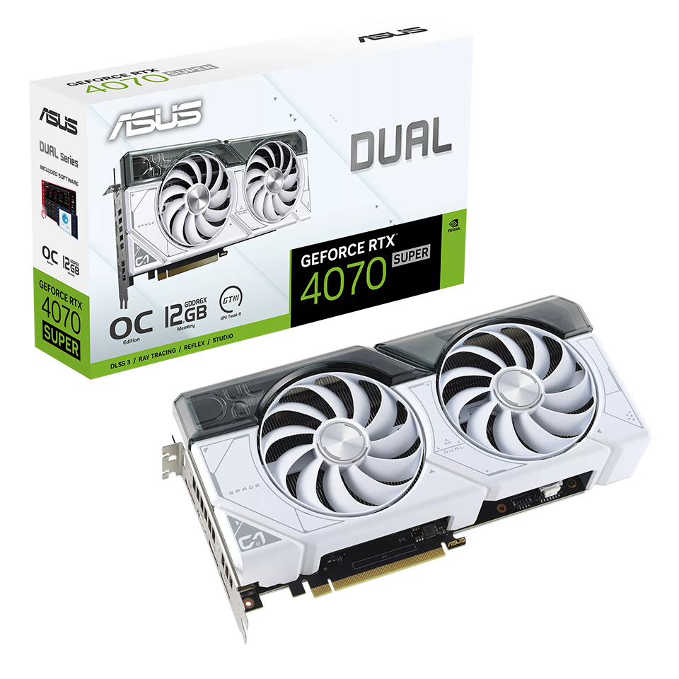 Rtx 3070 Super ASUS Dual GeForce RTX 4070 SUPER White OC