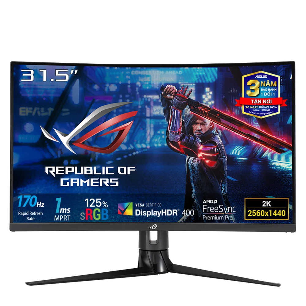 Màn hình cong Asus ROG Strix XG32VC 32" 2K 170Hz HDR