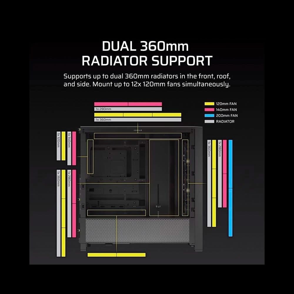 Case máy tính Corsair FRAME 4000D RS ARGB