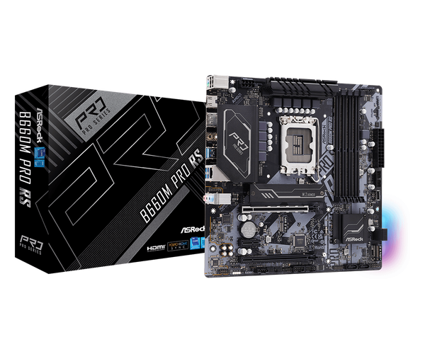 ASROCK B660M PRO RS (DDR4) ( LGA1700 / MATX / 4XDDR4 )