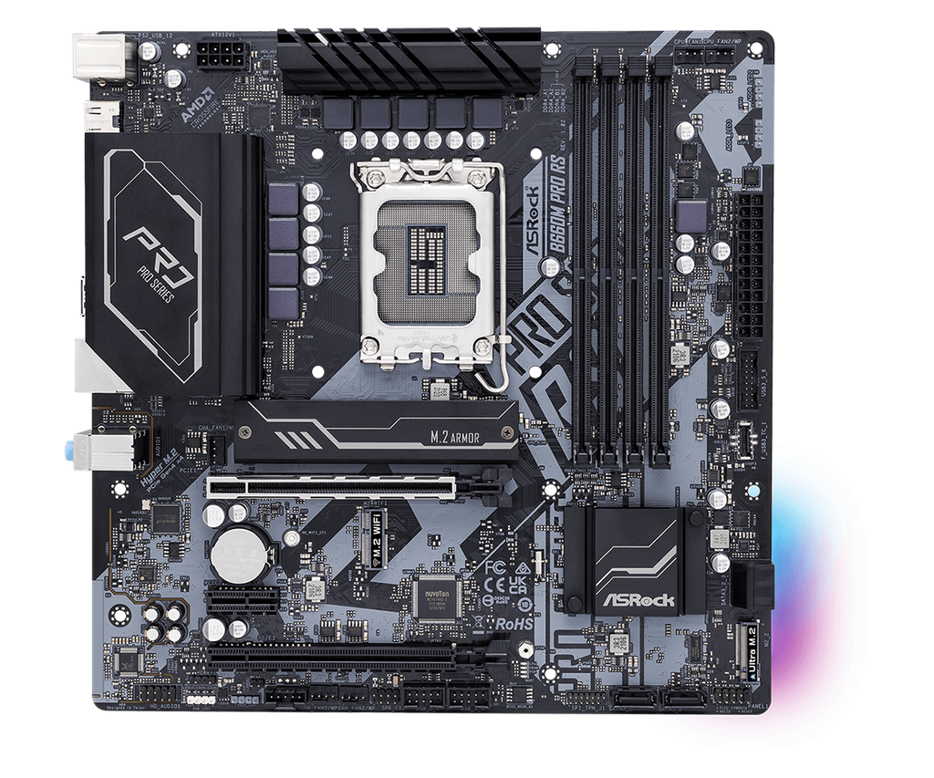 ASROCK B660M PRO RS (DDR4) ( LGA1700 / MATX / 4XDDR4 )