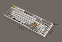 Bàn phím AKKO 3098S One Piece (AKKO CS sw - Jelly White/ Silver)
