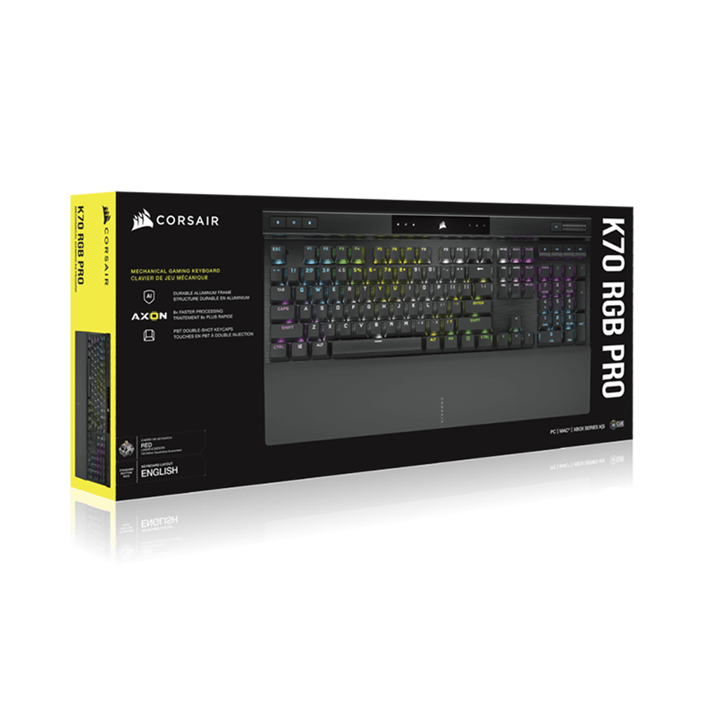 Bàn phím cơ Corsair K70 PRO BLK RGB MX SILENT ( CH-9109413-NA )