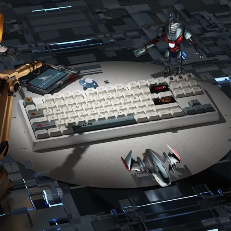 Bàn Phím Cơ Darmoshark K6 Wireless Hot Swap 87keys Gateron G Pro Yellow SW