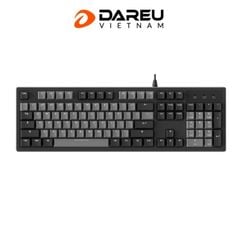 Bàn phím cơ Gaming DAREU EK104 GREY x BLACK( Led viền, Multi-Led, PBT Double Shot OEM profile) DareU DREAM (Linear)