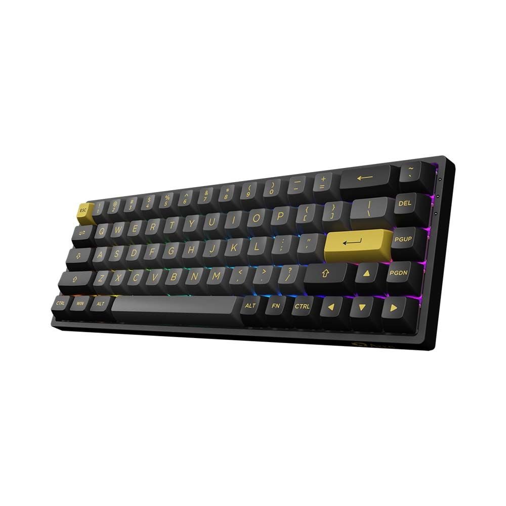 Bàn phím cơ không dây AKKO 3068B Plus Black & Gold ( Akko CS Switch - Jelly Purple )