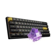 Bàn phím cơ không dây AKKO 3068B Plus Black & Gold ( Akko CS Switch - Jelly Purple )