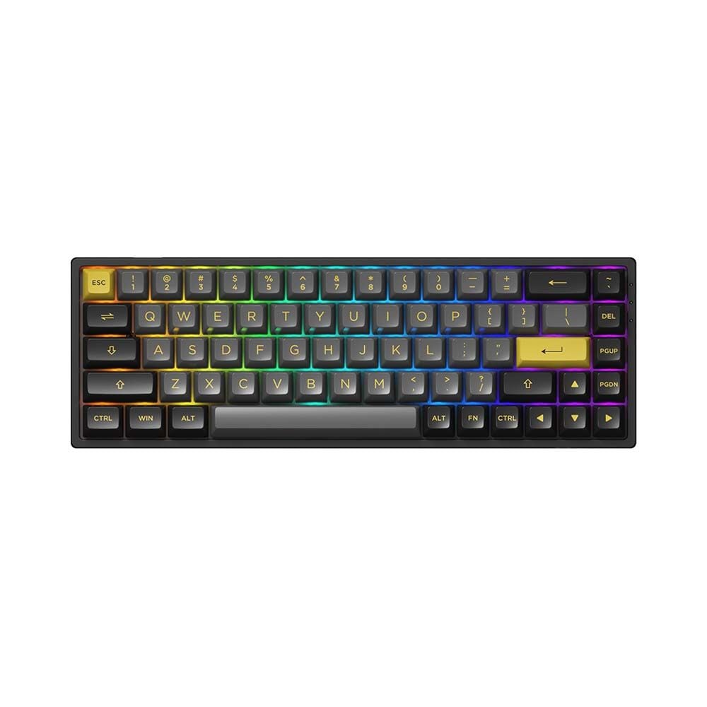 Bàn phím cơ không dây AKKO 3068B Plus Black & Gold ( Akko CS Switch - Jelly Purple )