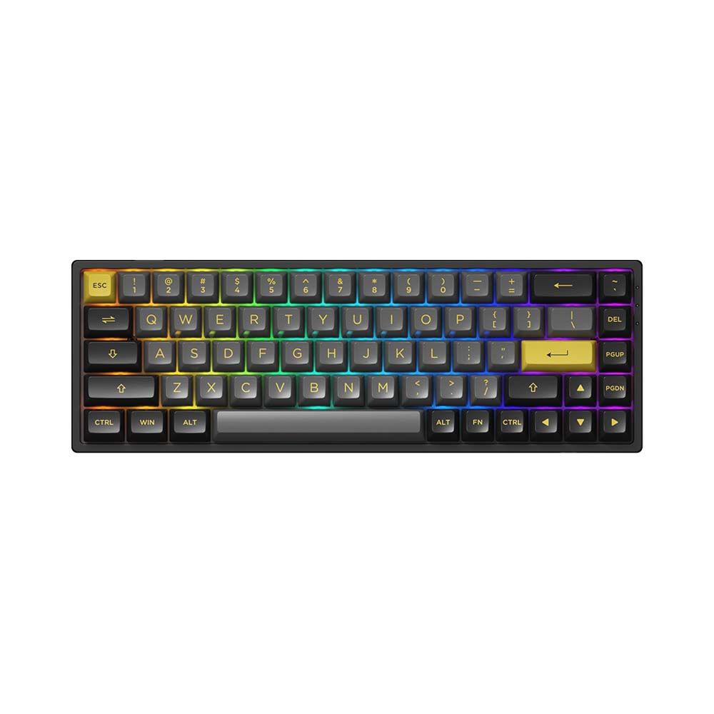 Bàn phím cơ không dây AKKO 3068B Plus Black & Gold ( Akko CS Switch - Jelly Pink )