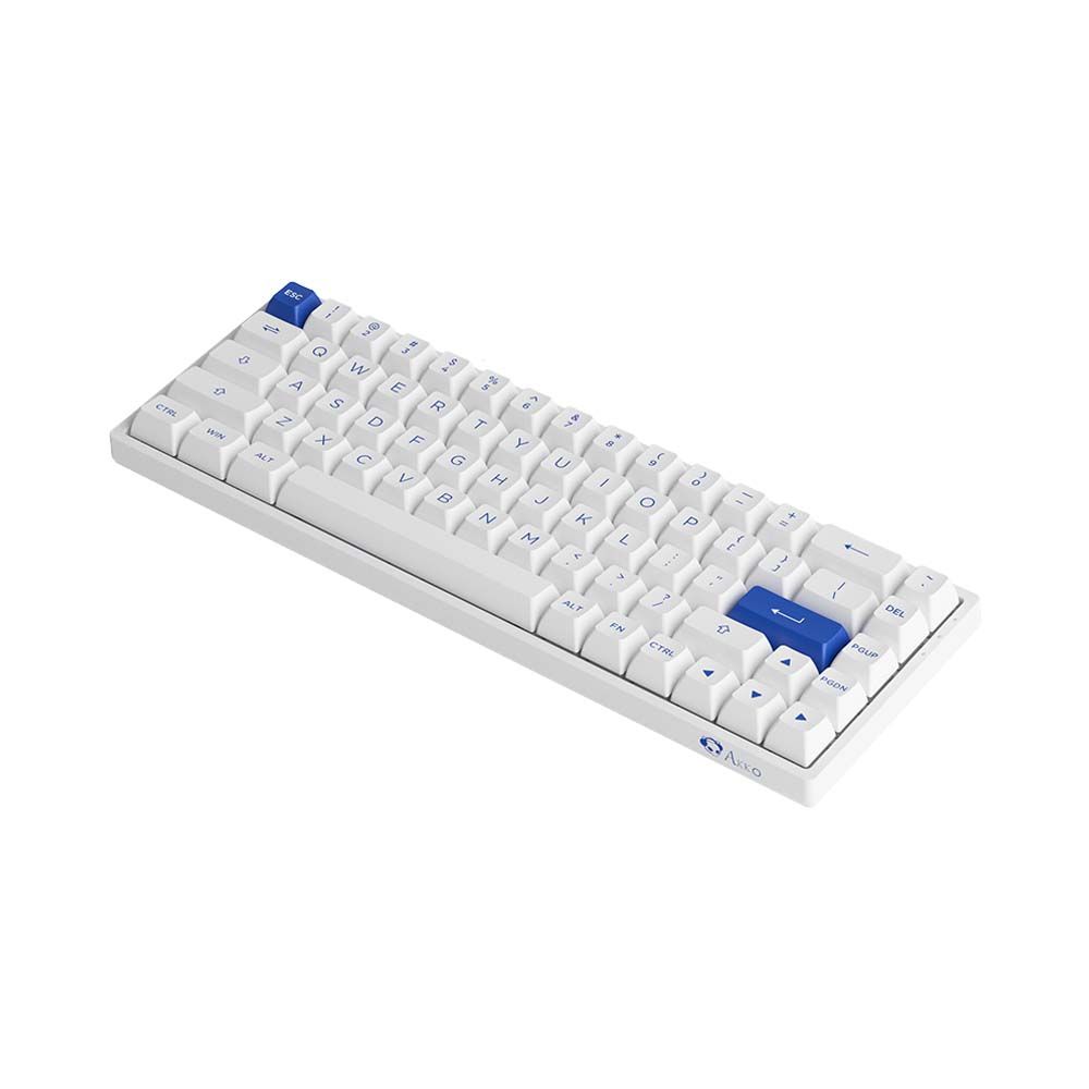 Bàn phím cơ không dây AKKO 3068B Plus Blue On White ( AKKO CS Switch - Jelly Purple )