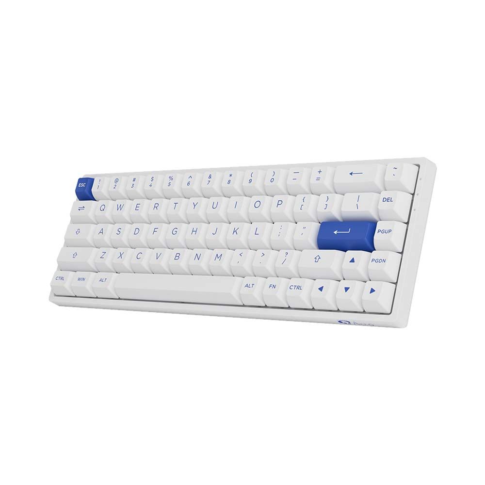 Bàn phím cơ không dây AKKO 3068B Plus Blue On White ( AKKO CS Switch - Jelly Purple )