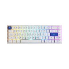 Bàn phím cơ không dây AKKO 3068B Plus Blue On White ( AKKO CS Switch - Jelly Purple )