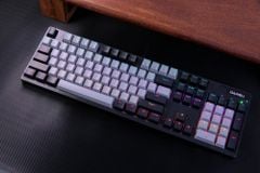Bàn phím quang cơ Gaming DAREU EK1280X BLACK-GREY (Kháng nước, Optical switch, MULTI LED) BLue switch