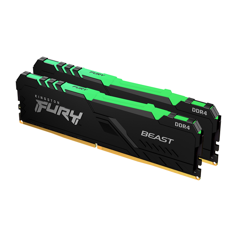 RAM Kingston Fury Beast RGB (16GB DDR4 2x8G 3200)