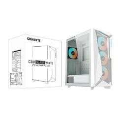 Case GIGABYTE C301 Glass White