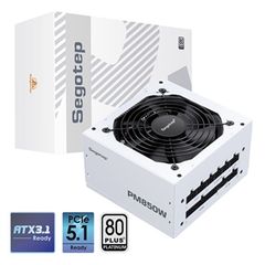 Nguồn Segotep PM850W 850W 80 Plus Platinum | ATX 3.1 | PCIe 5.1 - White