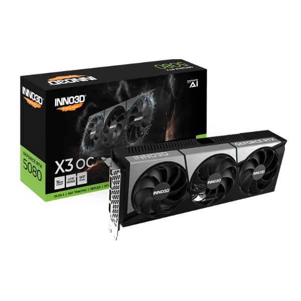 Card màn hình INNO3D GeForce RTX 5080 X3 OC 16GB GDDR7