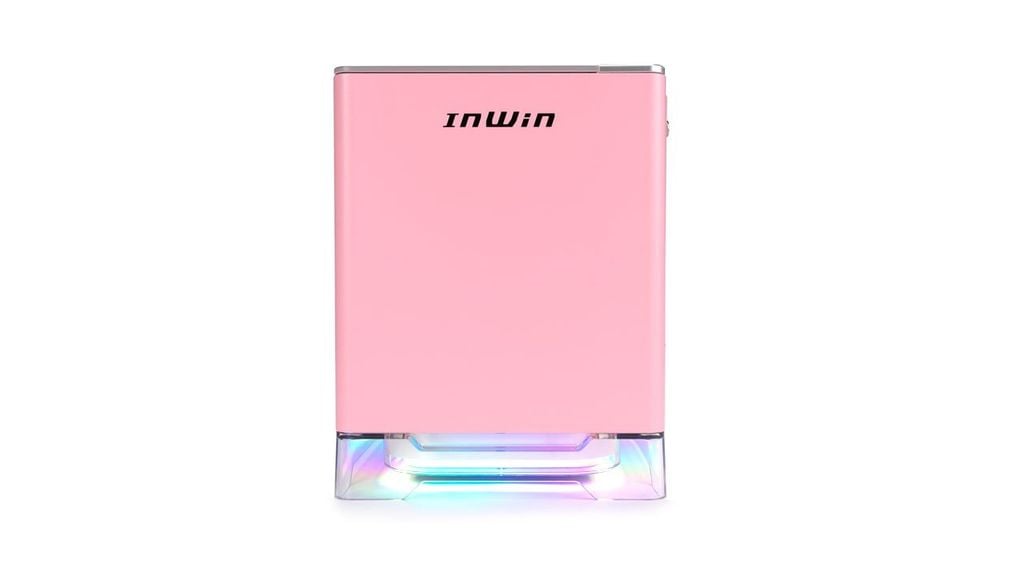 Case INWIN A1 Prime (ITX) ( Pink) ( Tặng kèm Nguồn INWIN 750W 80 PLUS Gold )