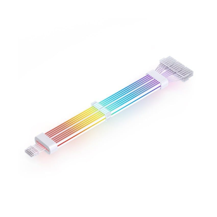 Dây Cáp Nguồn Nối Dài Jonsbo DY-2 Led RGB - WHITE