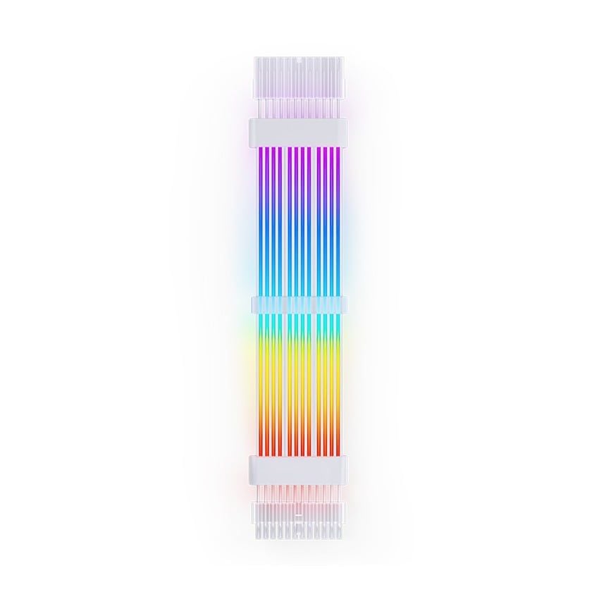 Dây Cáp Nguồn Nối Dài Jonsbo DY-2 Led RGB - WHITE