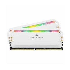 Ram PC Corsair Dominator Platinum White RGB 16GB 3200Mhz DDR4 (2x8GB)