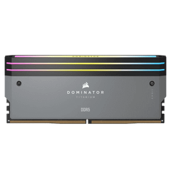 CORSAIR Dominator Titanium RGB Grey 64GB (AMD Expo) Memory Kit – Grey, 64GB (2x32GB) 6000MHz CL30 (CMP64GX5M2B6000Z30)