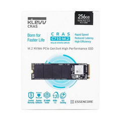 SSD Klevv CRAS C710 256GB M2 NVME Gen3x4 – K256GM2SP0-C71 (Read/Write: 1,950/1,250 MB/s, TLC Nand)