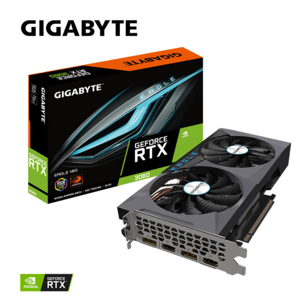 Gigabyte GeForce RTX™ 3060 EAGLE 12G – 12GB GDDR6