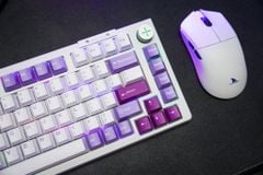 Bàn phím Darmoshark TOP 75 Tri-mode RGB White