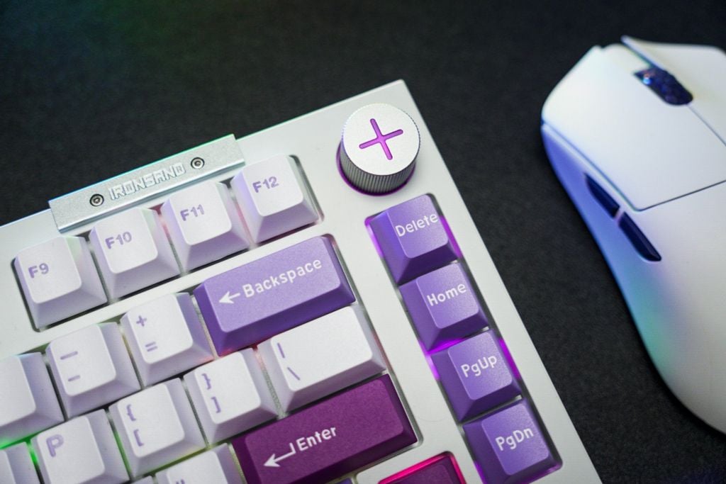 Bàn phím Darmoshark TOP 75 Tri-mode RGB White