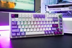 Bàn phím Darmoshark TOP 75 Tri-mode RGB White