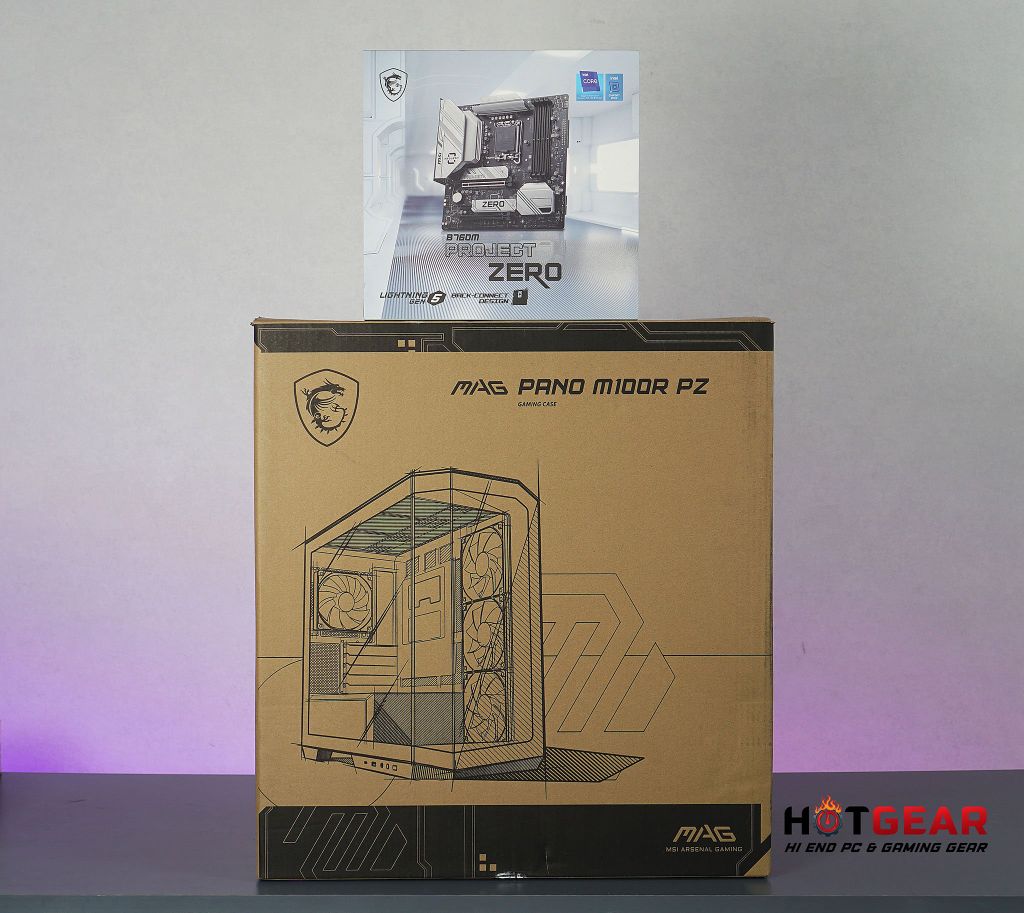 PC HOTGEAR x MSI PROJECT ZERO WHITE (Intel i5-14500/ VGA RTX 4060)