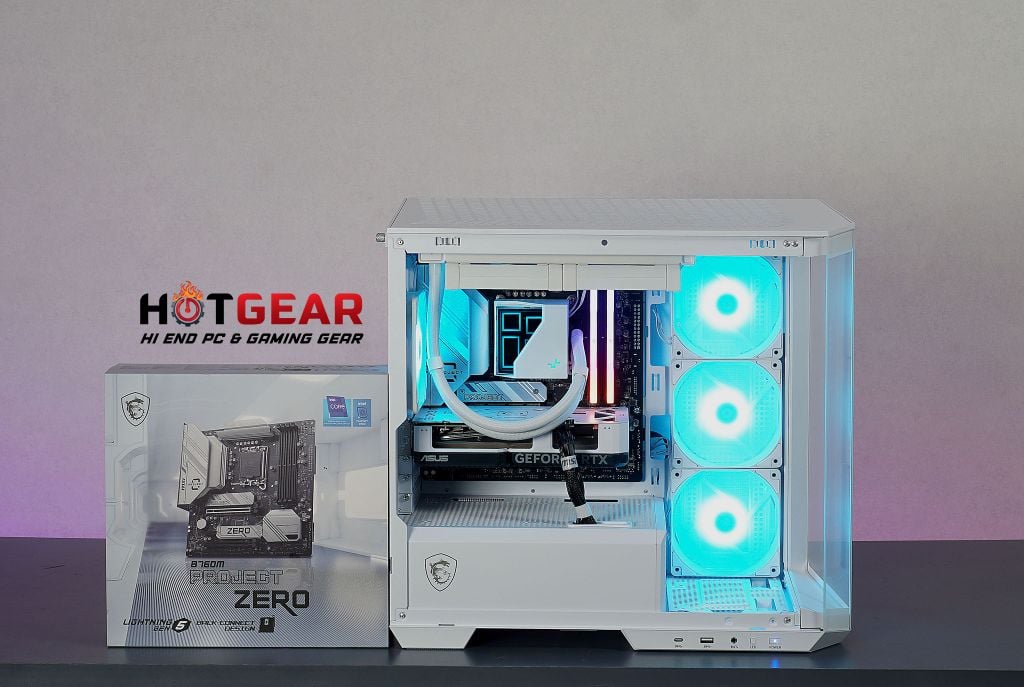 PC HOTGEAR x MSI PROJECT ZERO WHITE (Intel i5-14500/ VGA RTX 4060)