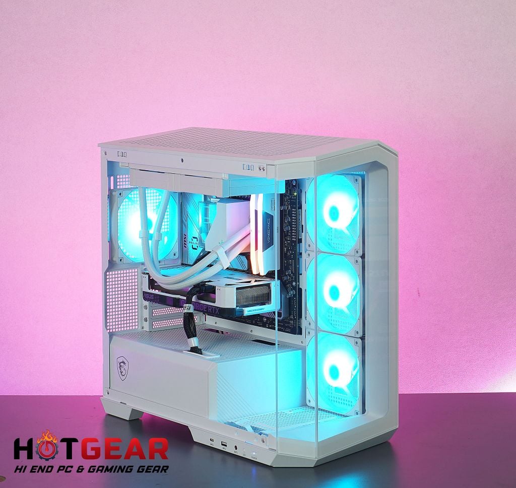 PC HOTGEAR x MSI PROJECT ZERO WHITE (Intel i5-14500/ VGA RTX 4060)