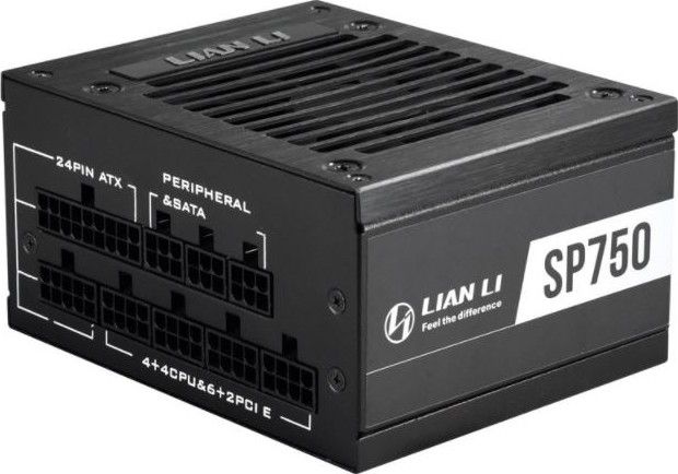 Nguồn Lian Li SP750 750W 80 Plus Gold Certified Power Supply, Fully Modular, Active PFC, SFX Form Factor Black