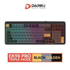 Bàn phím máy tính DAREU EK98 PRO Black-Golden Cloud Switch ( Không dây )