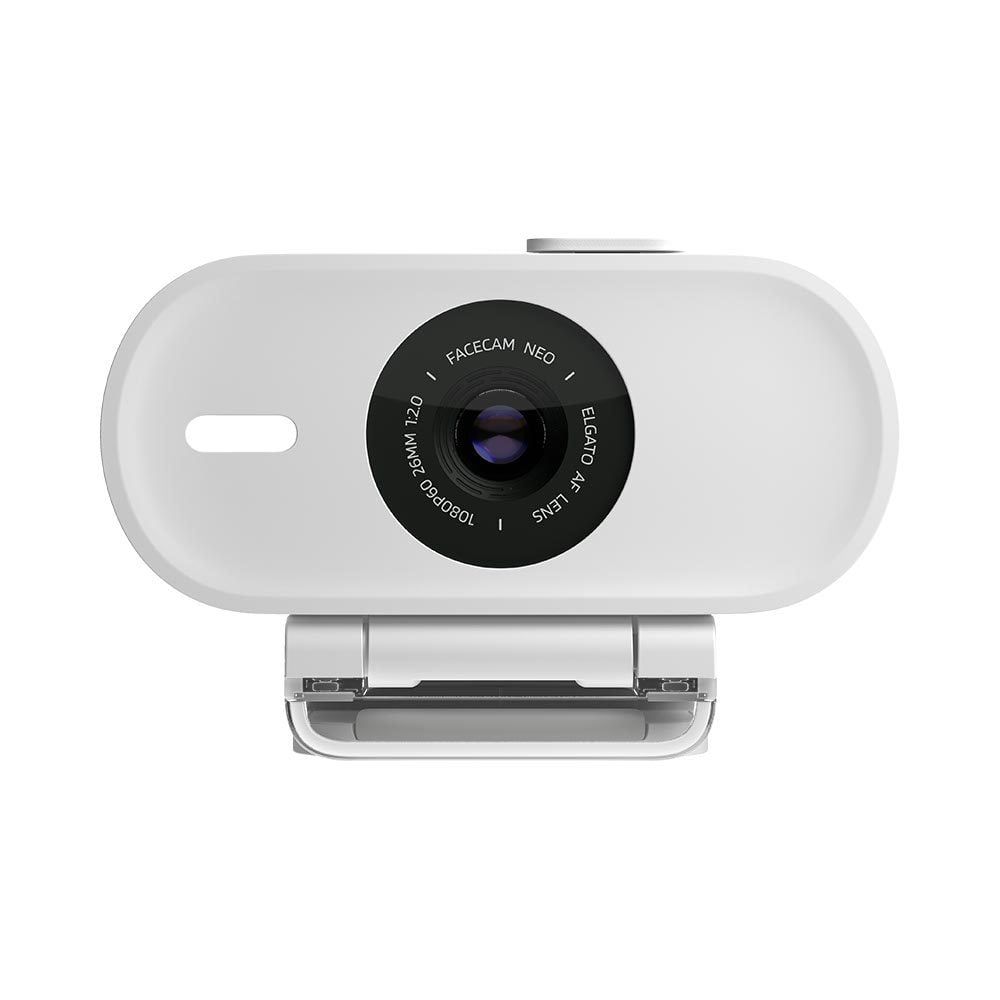 Elgato Facecam Neo – White, 1080p60, HDR, 77° field-of-view, AF Lens, 26mm focus length, f/2.0 aperture